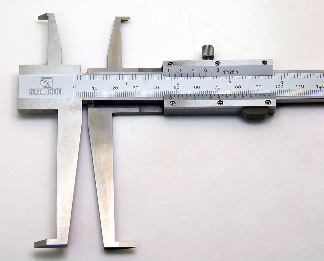 内溝槽卡尺 150mm 沟槽卡尺 油封溝量尺