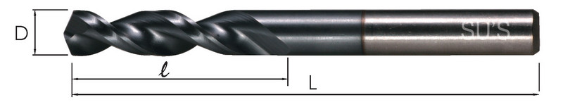 TiAIN High Speed Stub Drills 覆TiAIN高速短刃鑽頭 -DS-106  TiAIN High Speed Stub Drills 覆TiAIN高速短刃鑽頭 -DS-106