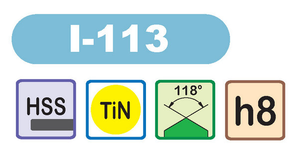 I113 HSS TIN 118 H8