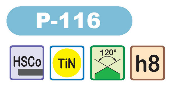 P116 HSCO TIN 120 H8