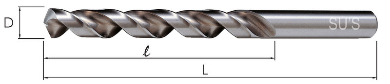 Q-114- Straight Shank Twist Drills For Aluminum 鋁用—直柄鑽頭