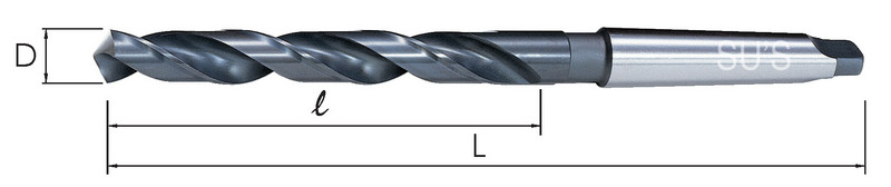 Taper Shank Twist Drills 斜柄鑽頭 T-104