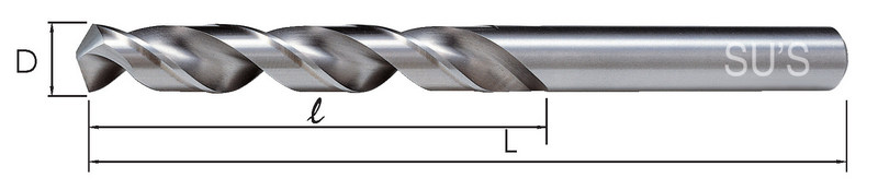 Cobalt HSS Straight Shank Twist Drills For Stainless Steel 不銹鋼用—直柄高鈷鑽頭