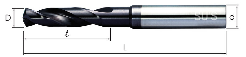 End Mill Shank-Solid Carbide High Speed Drills 銑刀柄鎢鋼高速鑽頭 WD-1711 台灣蘇氏鑽頭