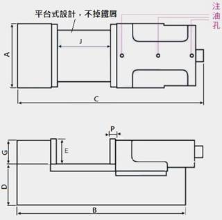 氣壓式精密虎鉗 APV-160 -AIR POWER VISE