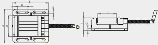 滑桿虎鉗 CC-106A SLIDING BAR VISE