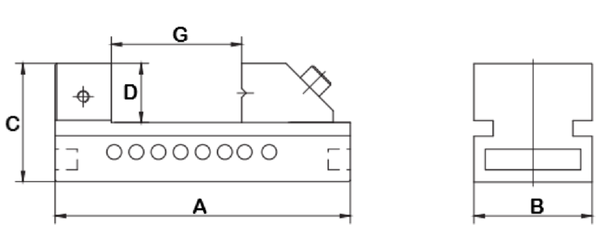 插梢式工具萬力 VB-Z_尺寸圖
