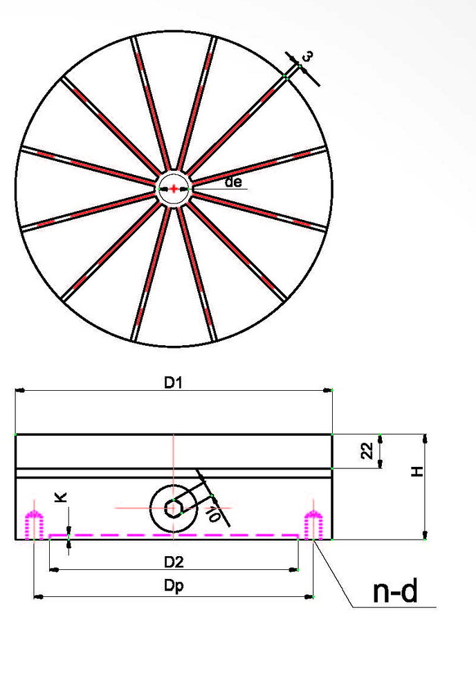 強力圓型星目永久磁盤 Powerful Round Star-Pole Permanent Magnetic Chuck